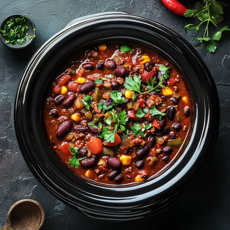 Chili Recipe Crockpot