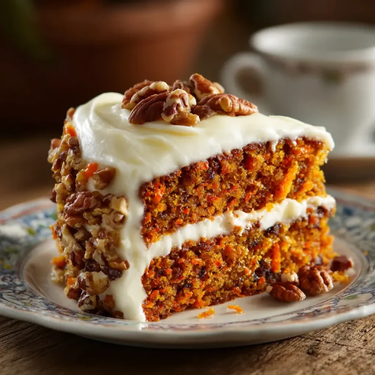 Amish Carrot Cake Recipe