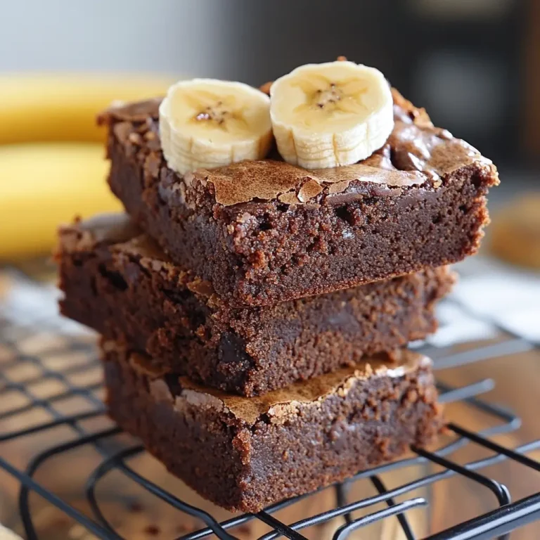 Banana Bread Brownies Recipe