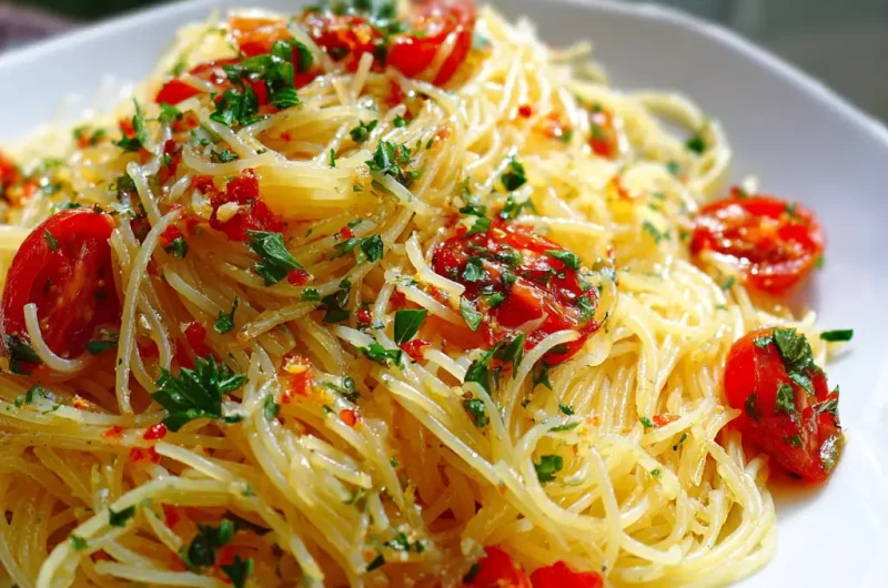 Angel Hair Pasta Recipe – Light, Elegant & Full of Flavor