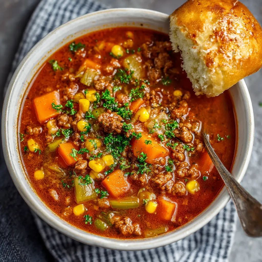 Hamburger Soup Recipe